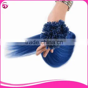 Brazilian Remy U Tip Keratin Human Hair Extension,Keratine Nail Tip Bohemian 100 Cheap Remy U Tip Hair Extension Wholesale thumbnail-2