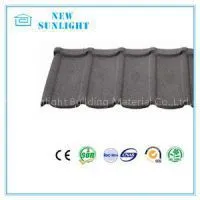 Rainbow Type Galvanized Stone Chip Coated Metal Roofing Sheets Building Materials thumbnail-1