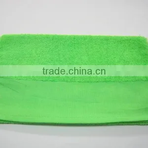 100% Cotton Dobby Solid Colore Flannel Face Towel Facecloth thumbnail-1