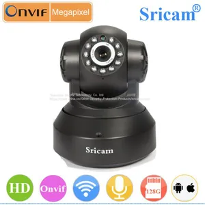 Sricam SP005 HD720p 1.0MP Smart Pan/Tilt IP Camera Wifi Surveillance Camera White thumbnail-2