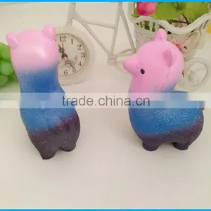 High Quality Super Soft Slow Rising Toys PU Squishy Alpaca for Kids thumbnail-3