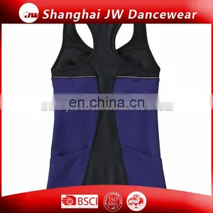 Wholesale Fashionable Inner Support Bust Cups Yoga Tank thumbnail-1