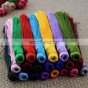 Handmade Silky Tassels Decoration Pendant Accessories For Jewelry Garment Curtain Diy Craft thumbnail-1
