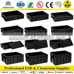 ESD Box Factory Conductive Black ESD Circulating Box thumbnail-1