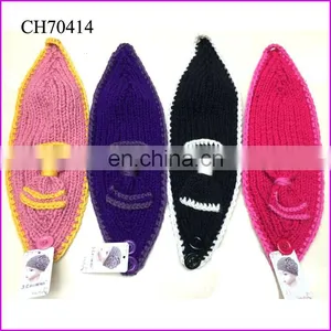 OEM Custom Fashion Bowknot Hair Accessory Handmade Head Crochet Wraps thumbnail-1
