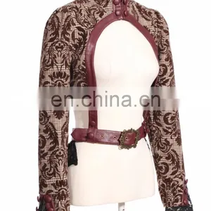 Steampunk Style Bolero With Removable Belt thumbnail-3