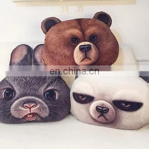 Fashion 3D Printing Decorative Throw Sofa Cushion Cheap Cute Soft Plush Animal Shaped Pillow thumbnail-6