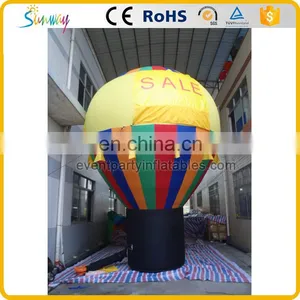 Rainbow Color Large Inflatable Hot Air Balloon Model thumbnail-1