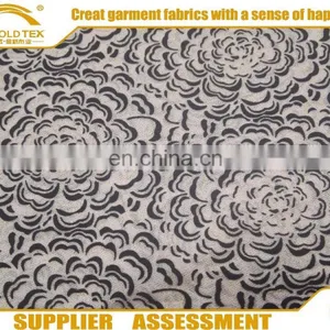 2016 Poly Flocking Chiffon Fabric Textile,Charming Mess Flower High Twisted Chiffon Fabric,Fortuny Pleated Chiffon Fabric thumbnail-3