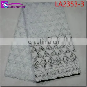 High Quality African Big Heavy Lace Fabrics LA2353 thumbnail-4