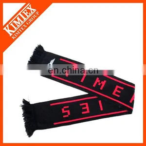 2017 Promotional Custom Cheap Soccer Scarf Football Fans Scarf thumbnail-4