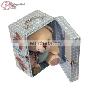 Customized HIgh Quality PVC Window Metal Lock Cardboard Suitcase Box thumbnail-1