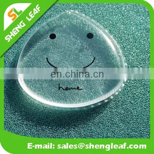 OEM New Design Transparent Cosmetic Makeup Silicone Gel Silicone Powder Puff thumbnail-1