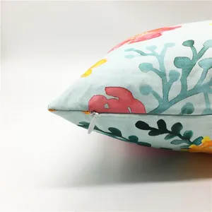 High Quality Custom Printed100%Cotton Back Support Cushion Cover thumbnail-1