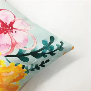 High Quality Custom Printed100%Cotton Back Support Cushion Cover thumbnail-3
