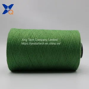 Green Nm26/2plies 7% Stainless Steel Fiber Blended With 93% Solid Acrylic Fiber for Knitting Touchscreen Gloves-XT11024 thumbnail-3