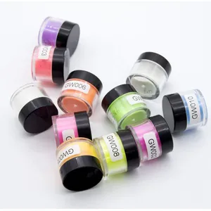Queen Shining Colorful Acrylic Nail Dip Powder Nail Holographic Glitter Powder Glow in Dark for Dipping Nails thumbnail-4