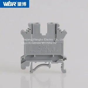DIN Rail Terminal Blocks Threaded Current TerminalUK6N Screw Connector thumbnail-1