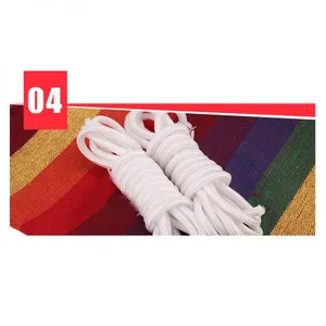 Single/Double 200X150cm Garden Swings Outdoor Camping Hammock Hanging Chair Bed Portable thumbnail-4