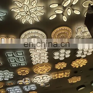 Modern Dimmable by Remote Control Led Acrylic Ceiling Lights for Drawing Room thumbnail-7