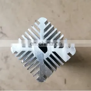 Toshine Led Aluminium Heatsink Extrusions , Silvery / Black Anodized Extruded Aluminium Profiles thumbnail-5