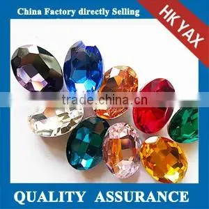 0711C China Good Quality Loose Glass Stone, China Wholesale Glass Stone, Low Factory Price Glass Stone for Apparel thumbnail-1