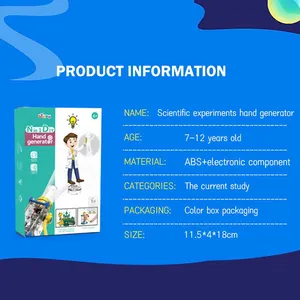 STEAM DIY Manual Generator Projection Toy Educational Physics Experiment Scientific Toys For Kids thumbnail-5