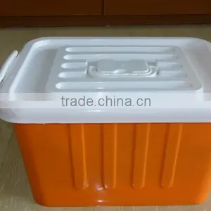 40L Plastic Storage Box With Wheels, Lid and Handle, Storage Bin thumbnail-1