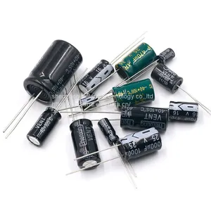 Aluminum Electrolytic Capacitor Element 16 / 25V / 35V / 50 / 10 / 47 / 100 / 220 / 1000 / 2200uf thumbnail-1