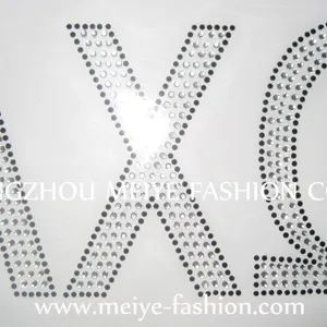 Rhinestone Hot Fix Motif, Rhinestone Heat Transfer, Rhinestone Iron on Motif thumbnail-1