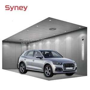 China Supplier 3000kg 0.25m/s Safe Stainless Steel Goods Cargo Auto Car Lift Elevator for Automobile 4S Shop thumbnail-2