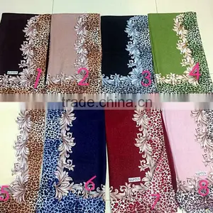 New 2015 110*110cm French Cotton Square Islamic Scarf thumbnail-1
