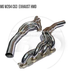 Exhaust Manifold Downpipe for Benz W204 C63 Car Accessories With Catalytic Converter Header Without Cat Pipe Whatsapp008613189999301 thumbnail-2