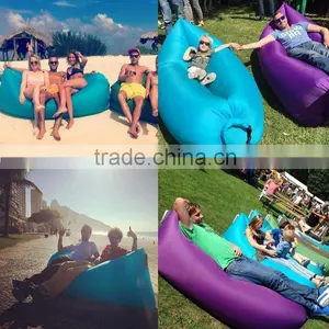 Popular Cheap Polyester Laybag Inflatable Air Sofa Bed Lounge Chair thumbnail-2