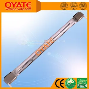 1200W OYATE Quick Response Short Wave Infrared Heating Lamp for Industrial Heating White Reflector Infrared Halogen Single Tube Lamps thumbnail-5