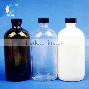 Hot Sale 500ml Round Shape Glass Bottle With Caps Quality Choice thumbnail-1