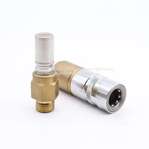 Staubli CBI03 06 09 12 16 Stainless Brass Quick Coupla Flat Face Quick Release Coupling for Water Bottle Disposable thumbnail-1