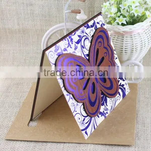 Top Quality Animal Theme Royal Butterfly Wedding Invitation Card Stock thumbnail-3