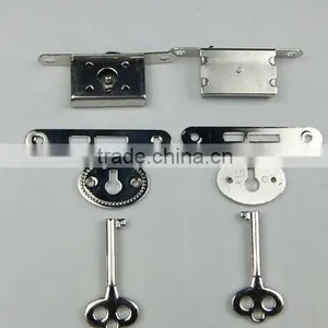 New! Wholesales Fashion Small Locks for Jewelry Boxes /snap Button Clasps /cigar Wooden Box thumbnail-1