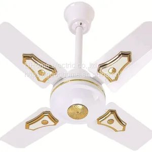 Foreign Trade 24 Inch Ceiling Fan Household Decoration Short Leaf Ceiling Fan Metal Ceiling Fan Living Room Four-leaf Ceiling Fan（Wechat:13510231336） thumbnail-2