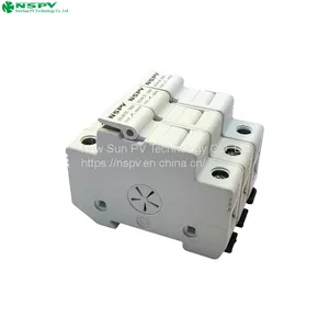 1000VDC Solar Fuse Holder Suitable 10*38mm Fuse for Solar Array Junction Box System thumbnail-1