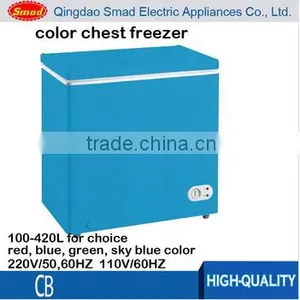 Commercial Ice Cream Color Solid Door Top Open Chest Deep Freezer thumbnail-2