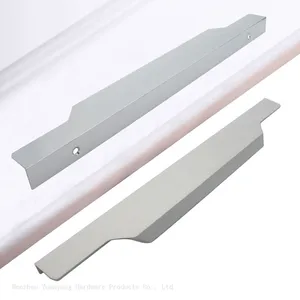 Satin Nickel Brushed China New Zinc Furniture Solid Cabinet Handle Black thumbnail-1