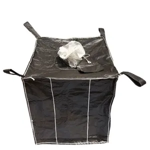 FIBC Q Bag 1ton Baffle Jumbo Bag 1.2tonne Sling Tote Bulk Bag 1.5ton Super Sack Laminated PP Woven Big Bag thumbnail-4