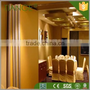 Restaurant Room Divide Folding Wooden Soundproof Partiton thumbnail-2