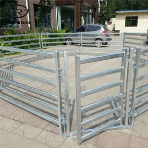 Wholesale Heavy Duty Galvanized Livestock Cattle Horse Sheep Panel Used Corral Panels thumbnail-1