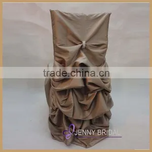 C001R Made-in-China Good Quality Satin Wholesale Wedding Chair Covers for Sale thumbnail-6