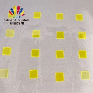 YAG (Ce) Scintillation Crystals Available in As-grown Wafers, Polished Wafers and Coated Wafers. thumbnail-1