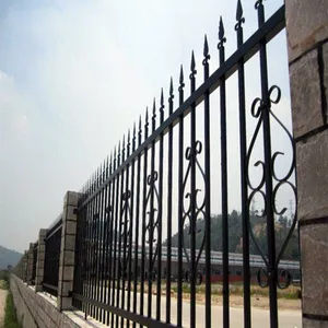 Zinc Coated Steel Spear Top Fence Panel for Outdoor Decorative Security thumbnail-5