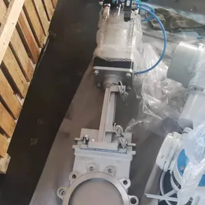 Electric Actuated ANSI Stainless Steel Knife Gate Valve Industrial Cut-off Valve thumbnail-1